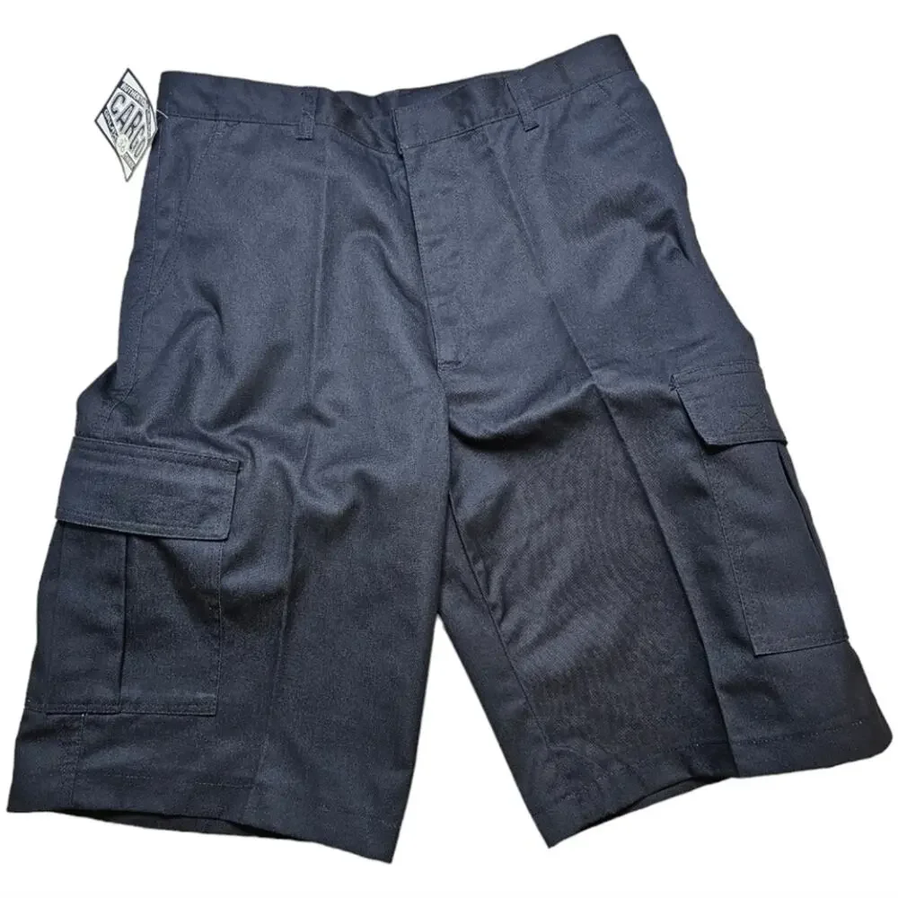 Authentic Galaxy by Harvick Men's Cargo Shorts Navy Blue Size 34